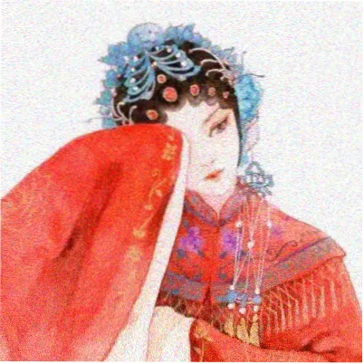 读者头像，手账风格圆形插画二