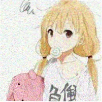 读者头像，手账风格圆形插画五